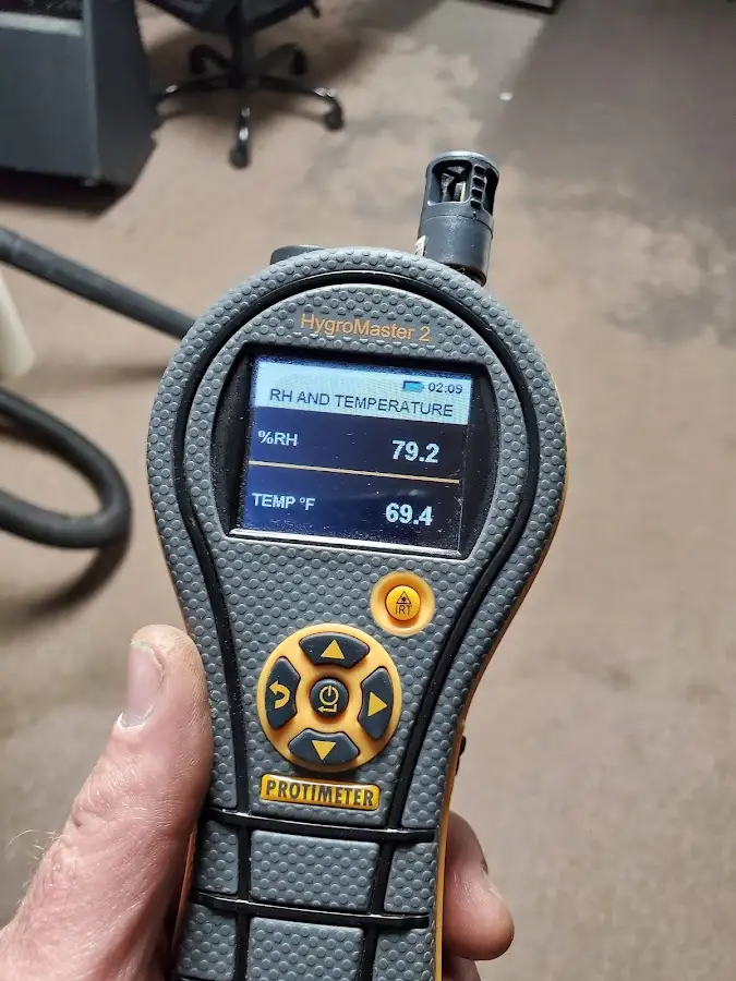 Moisture meter humidity assessment for Fire & Smoke Damage Restoration in La Mesa